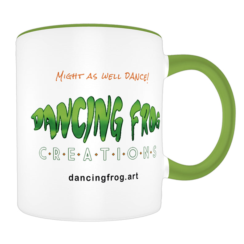 Dancing Frog Ceramic Mug