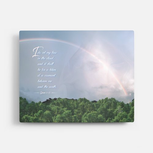 Rainbow in a Cloud print