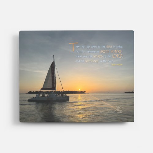 Sailing at Sunset print