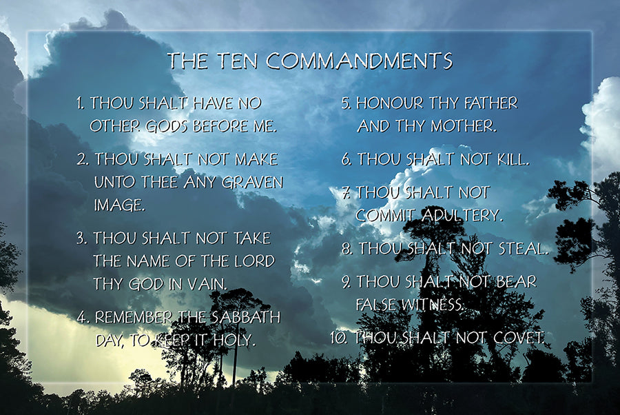 10 Commandments Copper Vac Tumbler with Straw