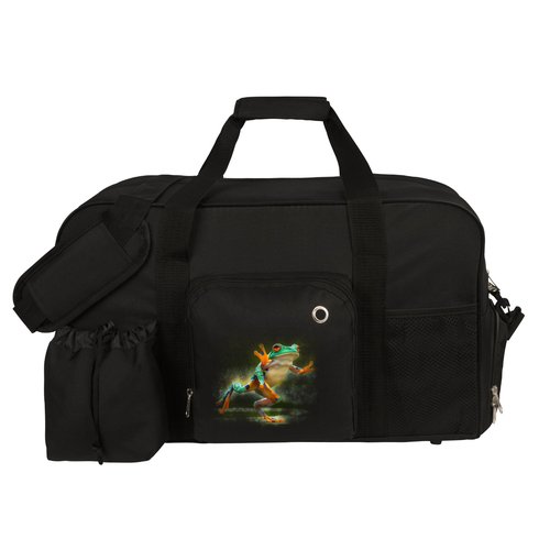 Dancing Frog duffel bag