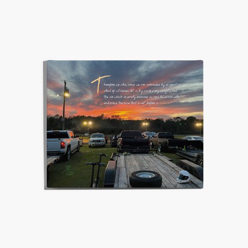 Sunset Race in Mississippi print