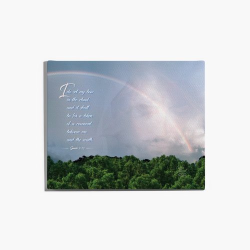 Rainbow in a Cloud print