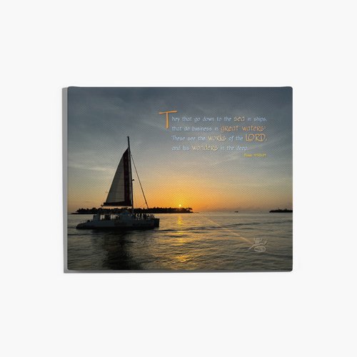 Sailing at Sunset print