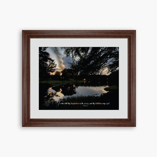 Sunset Reflections print