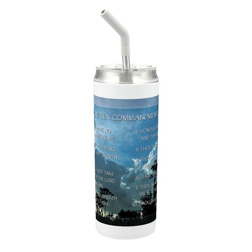 10 Commandments Copper Vac Tumbler with Straw