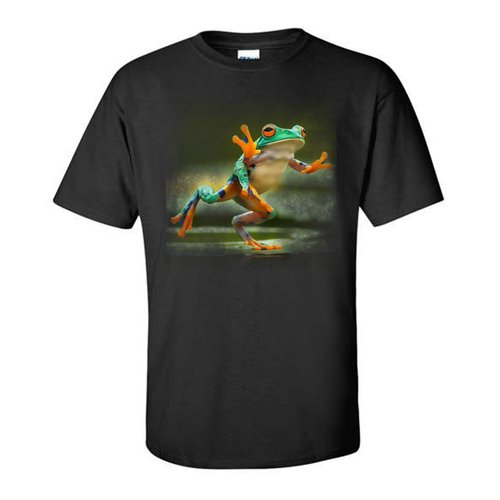Dancing Frog cotton t-shirt